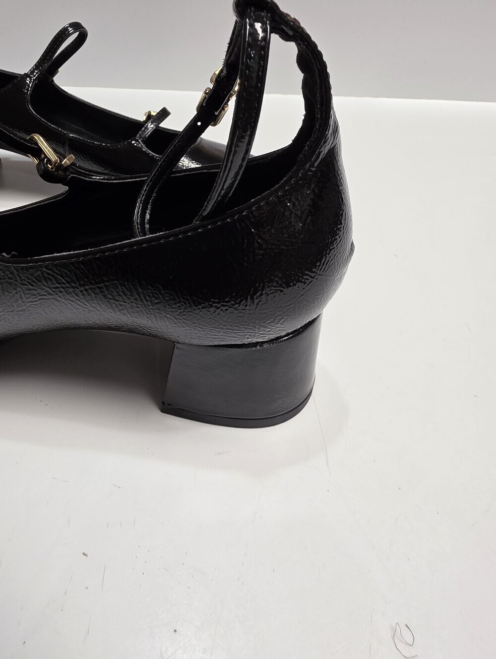 Zara Black Patent Leather Multi-Strap Mary Jane Shoes - Size (EU-41) 10 - 10.5 - Picture 6 of 12